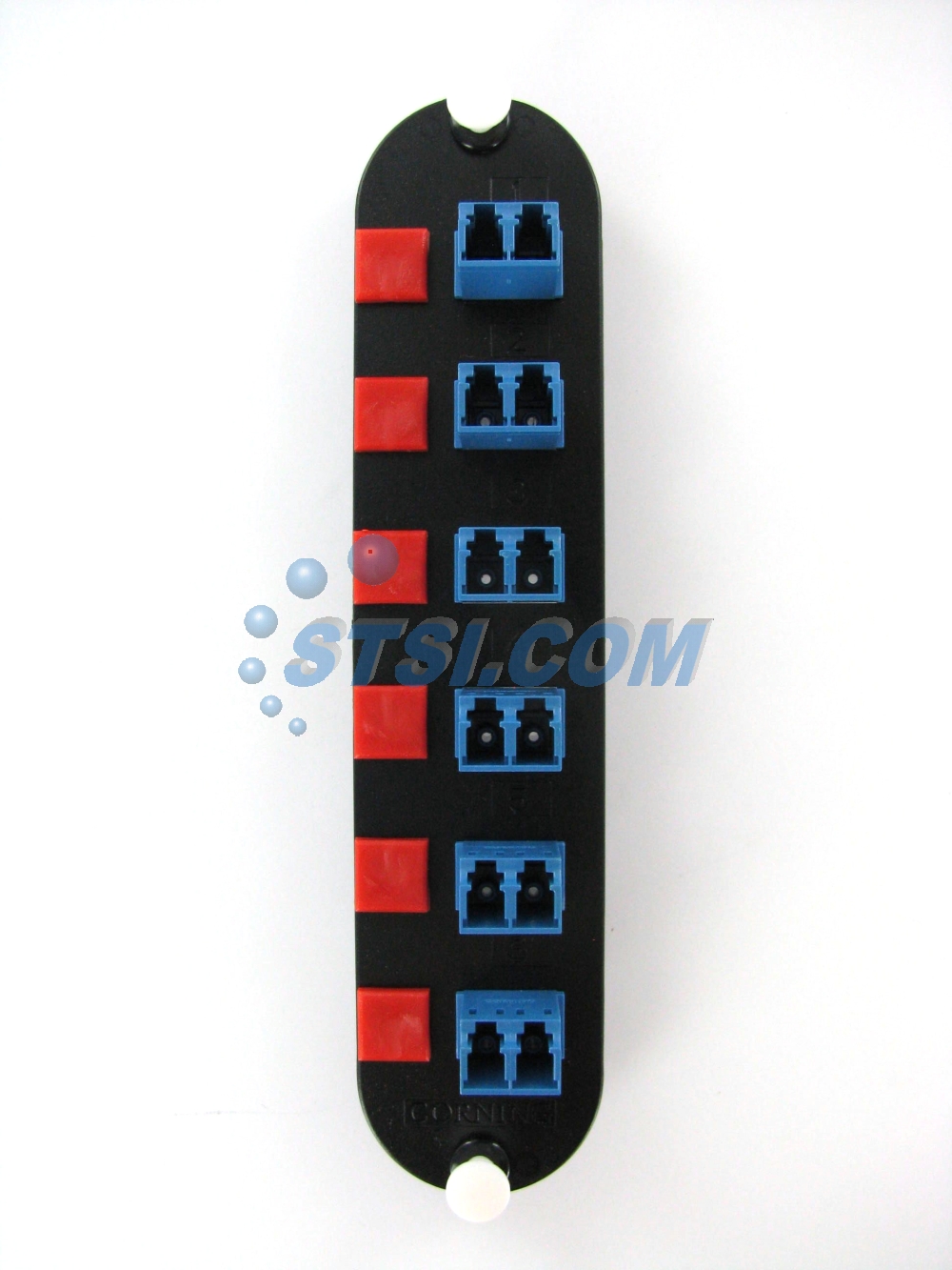 Corning CCH-CP12-A9 Fiber Adapter Panel, 6 LC Duplex OS2 Singlemode ~STSI - Afbeelding 3 van 3